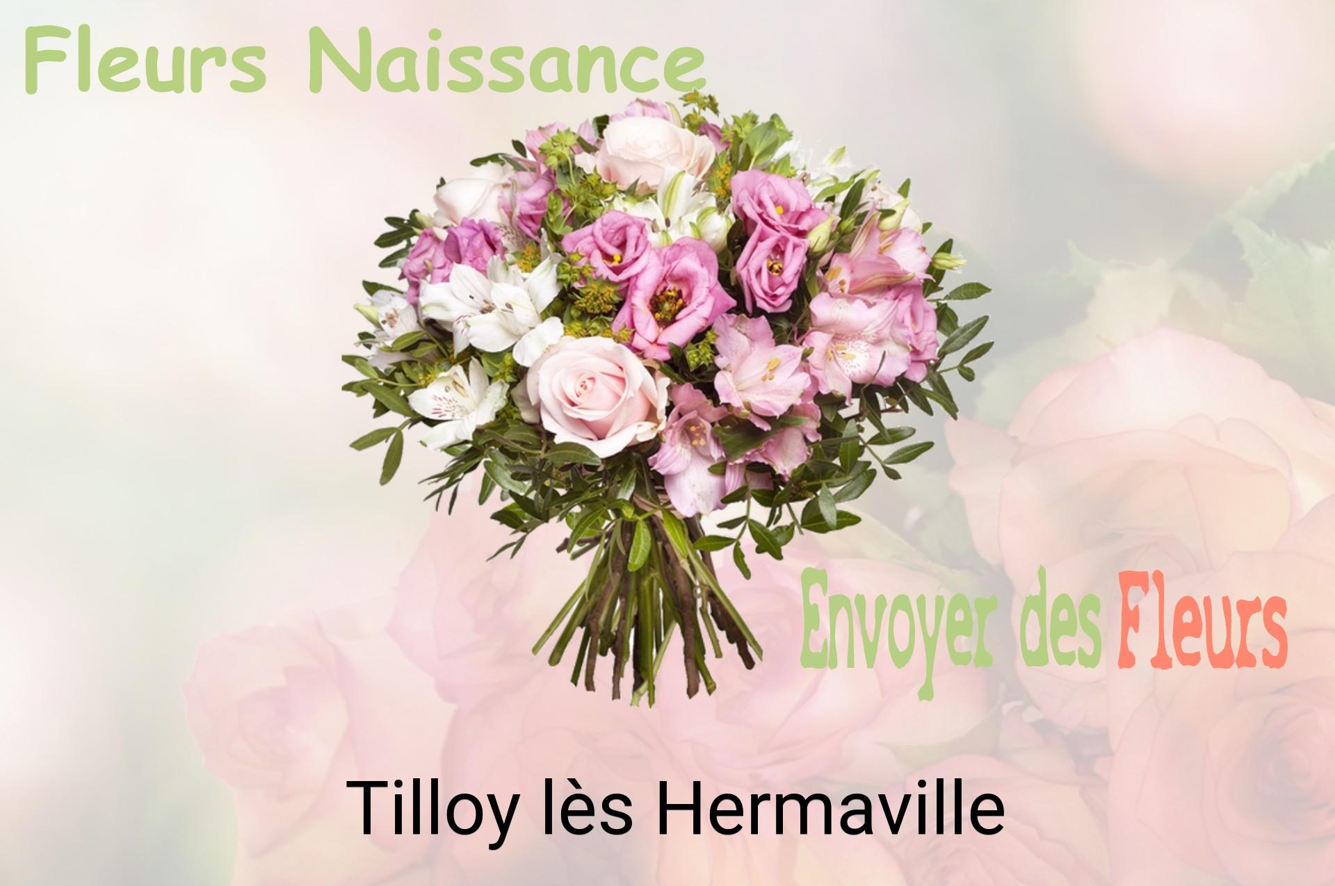 Bouquet de fleurs de naissance livré à Tilloy-lès-Hermaville
